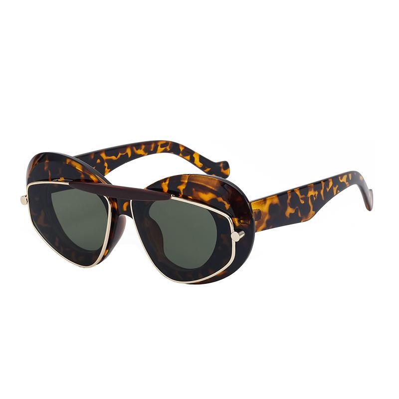 Geometric double frame sunglasses, view 6 - MRSLM