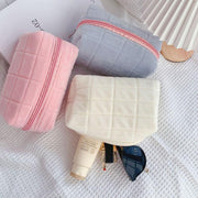 soft fur cosmetic storage bag - MRSLM