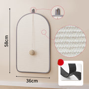 sisal cat scratch pad and sofa protector, view 2 - MRSLM