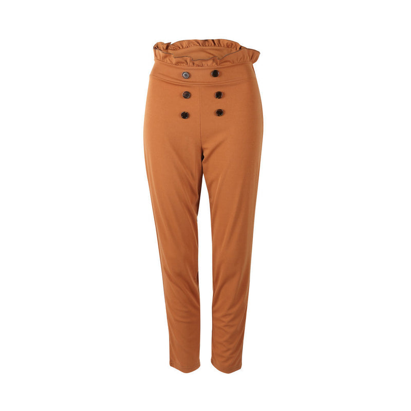lace button slim pants, view 3 - MRSLM