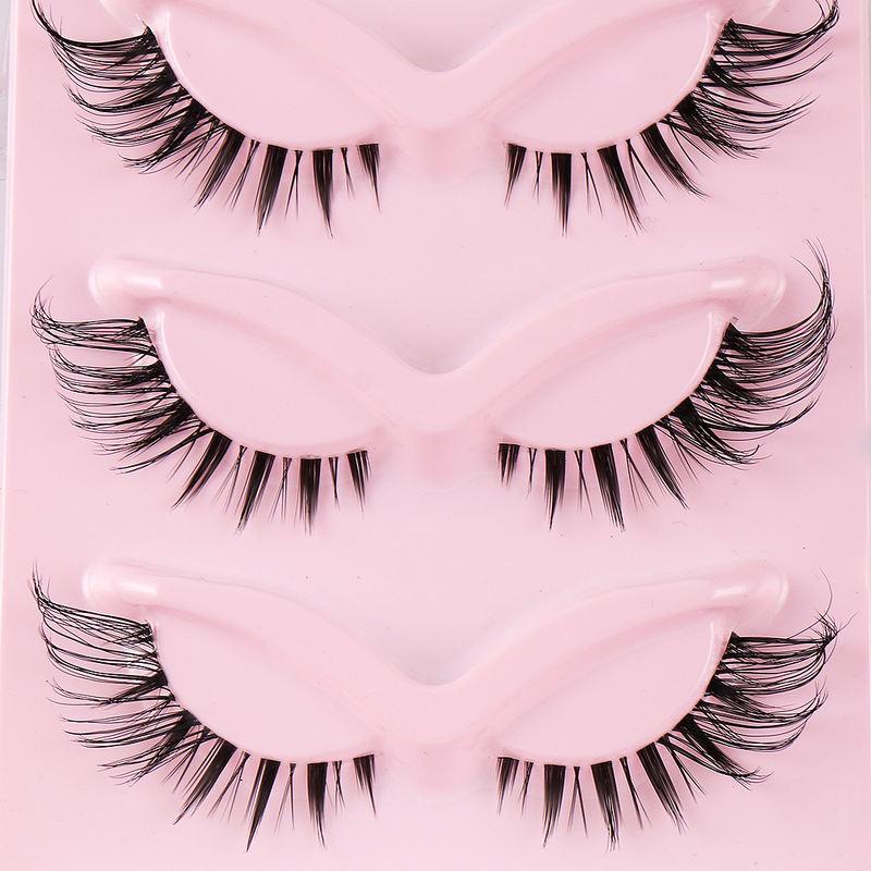 5 pair 3D cat eye fox eye lashes, view 15 - MRSLM