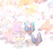 colorful aurora butterfly nail charms, view 13 - MRSLM