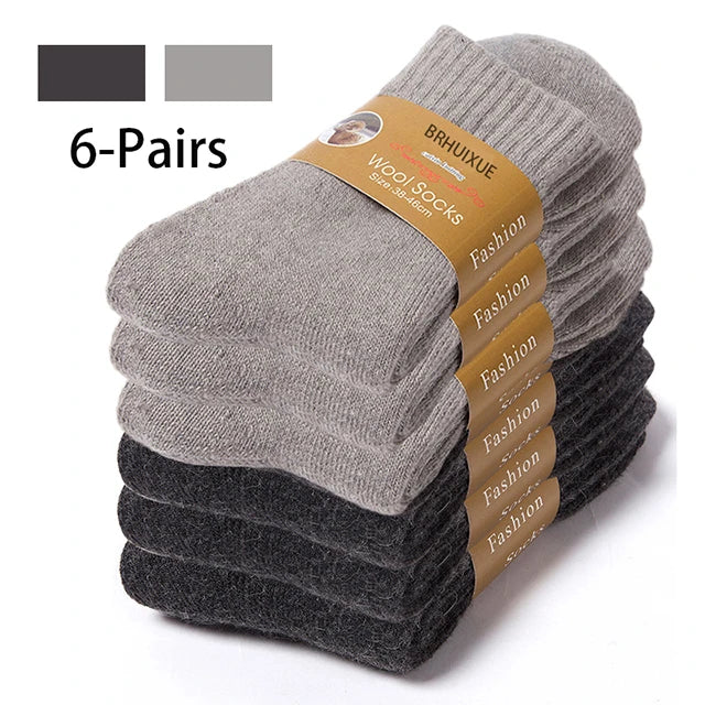 super thick winter wool socks, view 6 - MRSLM