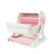 semi-automatic cat litter box, view 2 - MRSLM