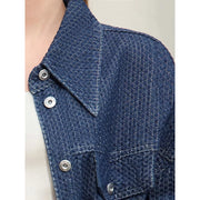 short loose denim jacket, view 7 - MRSLM