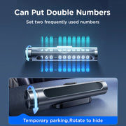 aluminium alloy double number parking plate, view 5 - MRSLM