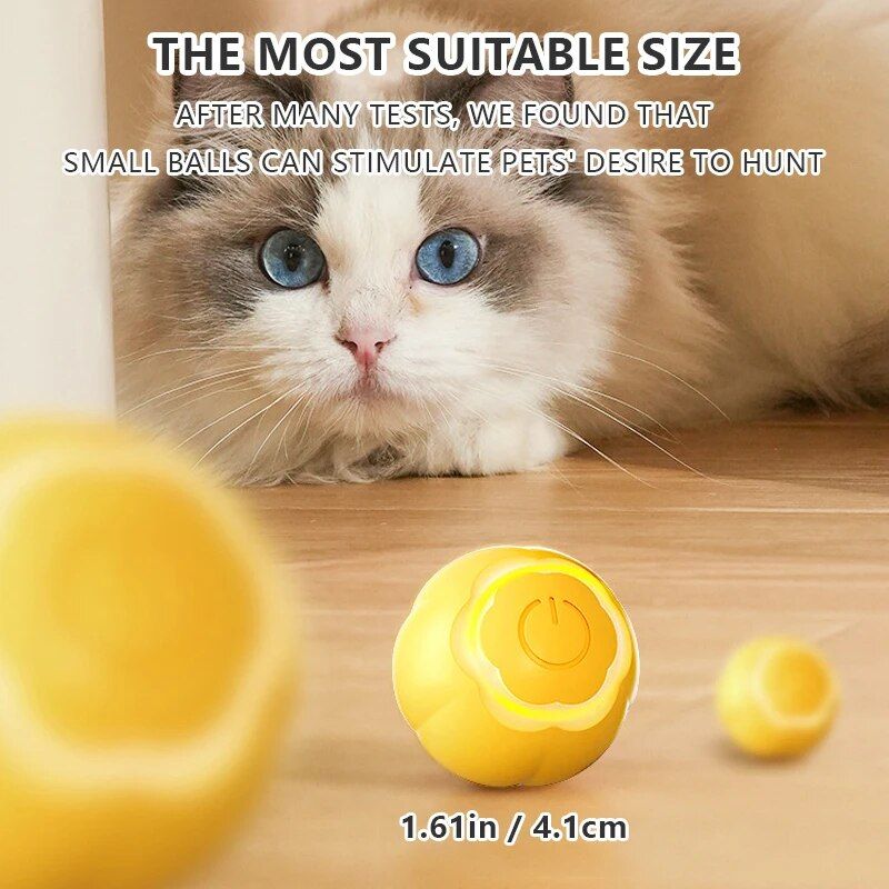 interactive magic rolling ball cat toy, view 9 - MRSLM