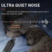 electric pet nail grinder with led light, view 6 - MRSLM