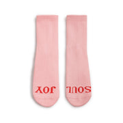 women's letter love mid socks, view 3 - MRSLM