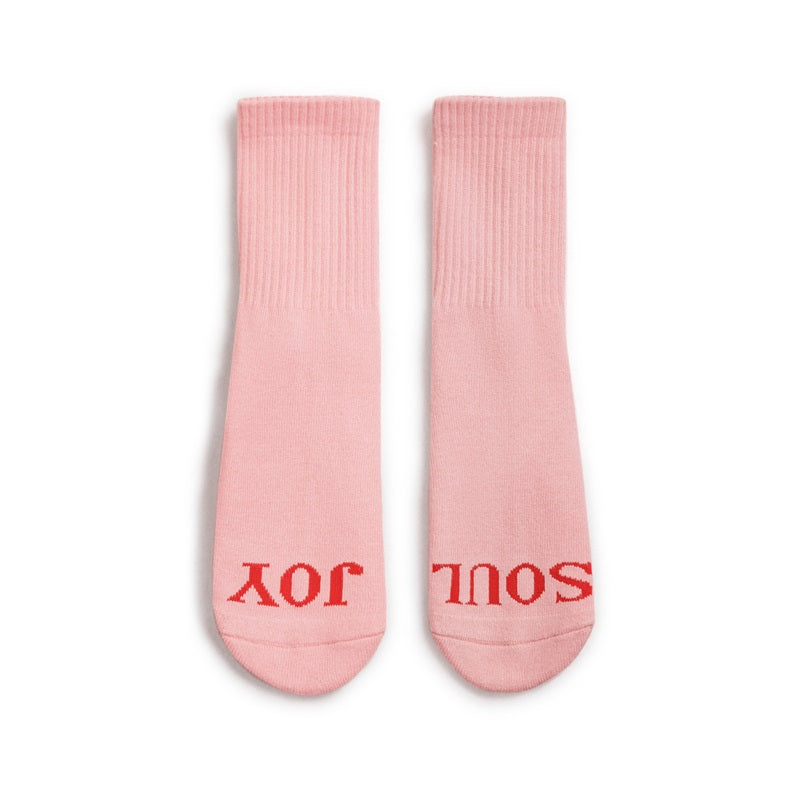 women's letter love mid socks, view 3 - MRSLM