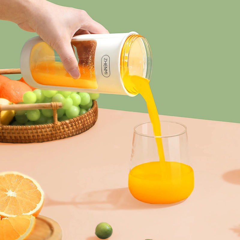 portable mini electric juicer and smoothie blender, view 6 - MRSLM