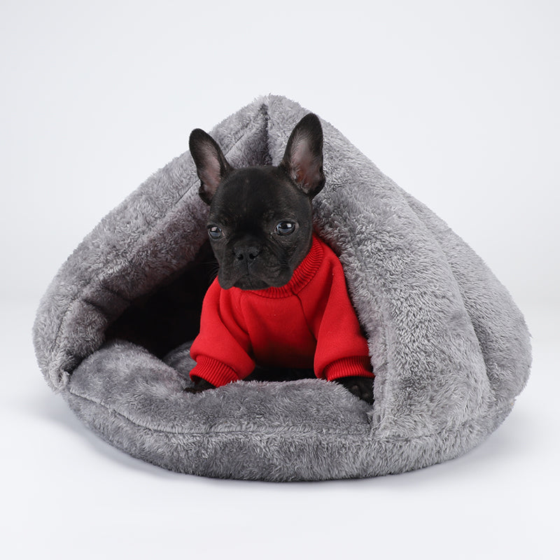 cozy plush dog bed, view 9 - MRSLM