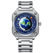 men's big dial quartz watch, view 4 - MRSLM