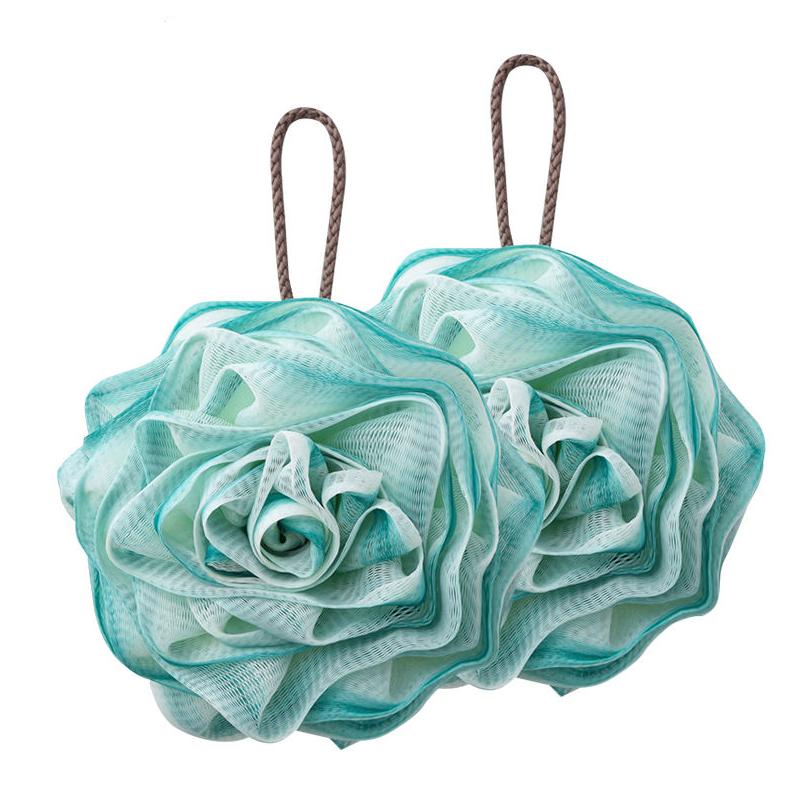 flower shape shower puff set, view 2 - MRSLM
