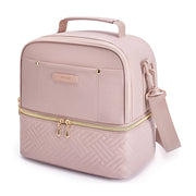 double-decker insulated lunch bag, view 2 - MRSLM