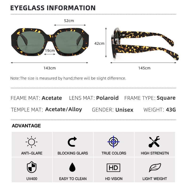 retro polarized sunglasses, view 9 - MRSLM