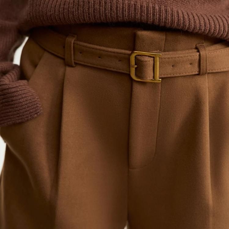 winter casual shorts with belt, view 10 - MRSLM