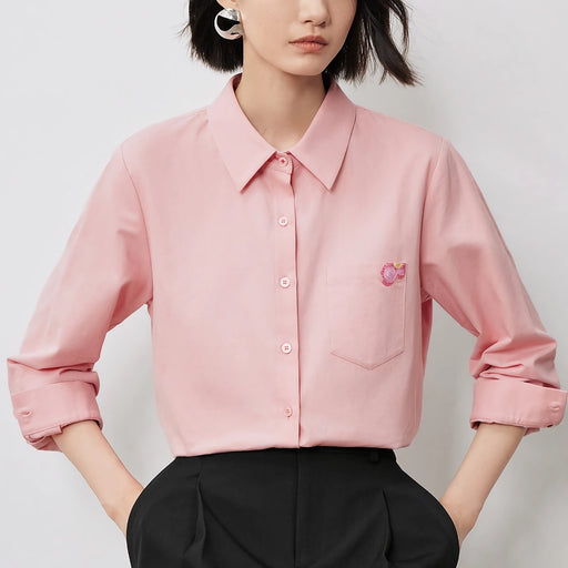 Women's oil painting blouse - MRSLM