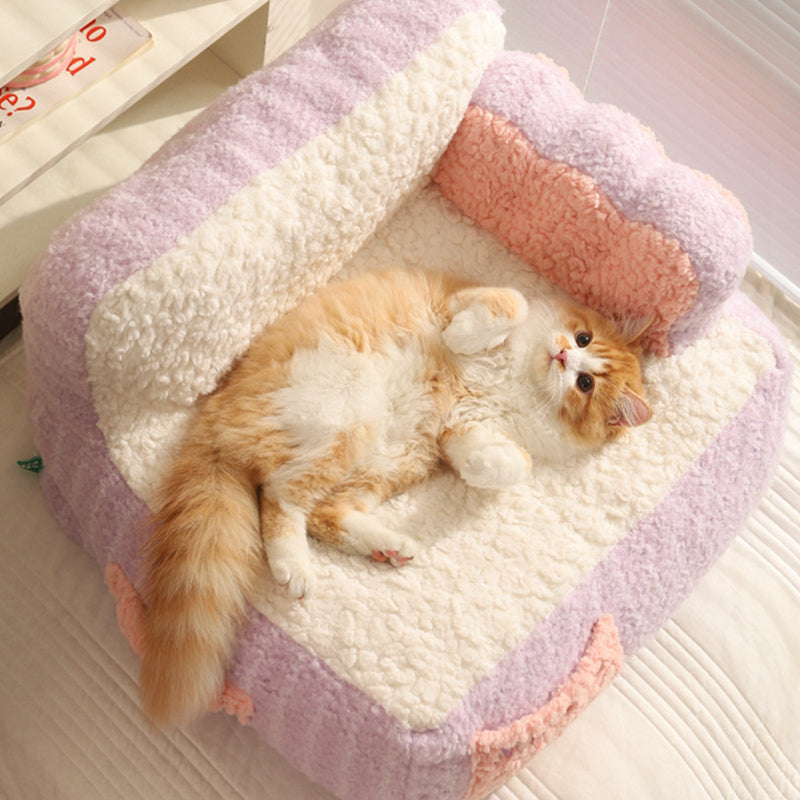 cozy cat cake sofa bed, view 6 - MRSLM
