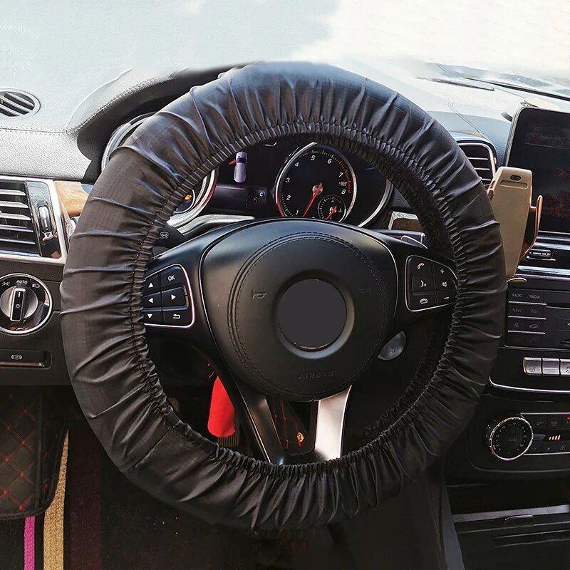 waterproof car seat and steering wheel cover with boot mat, view 5 - MRSLM