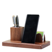 solid wood desk organizer, view 6 - MRSLM
