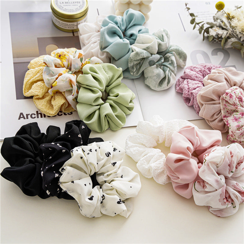 solid color elastic hair bands, view 7 - MRSLM