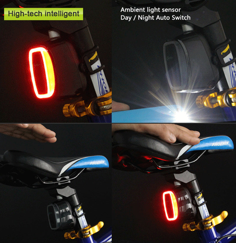 bicycle tail light with brake detection, view 5 - MRSLM