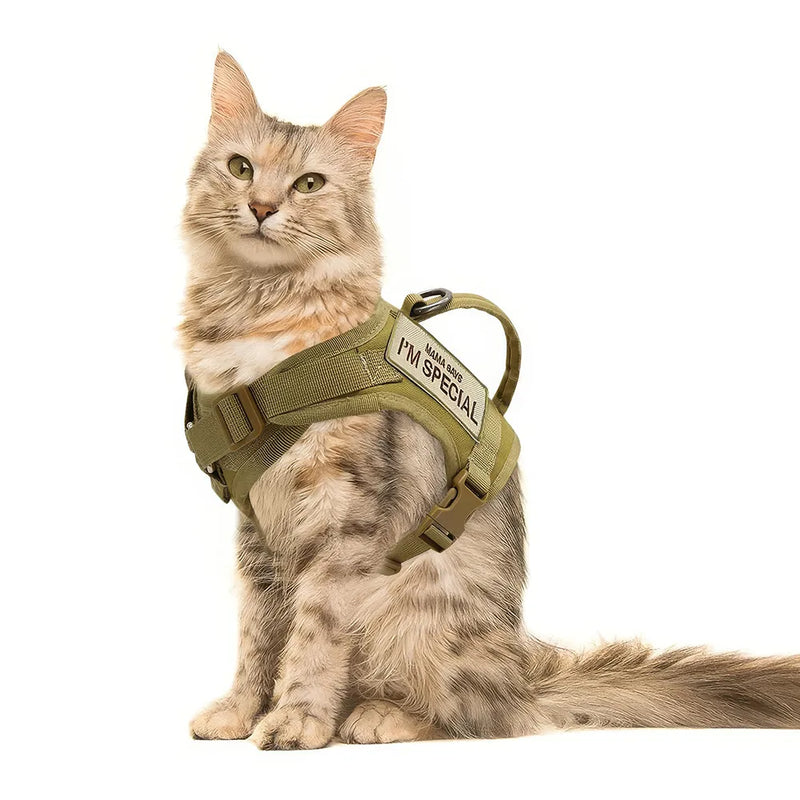 nylon cat harness vest, view 11 - MRSLM