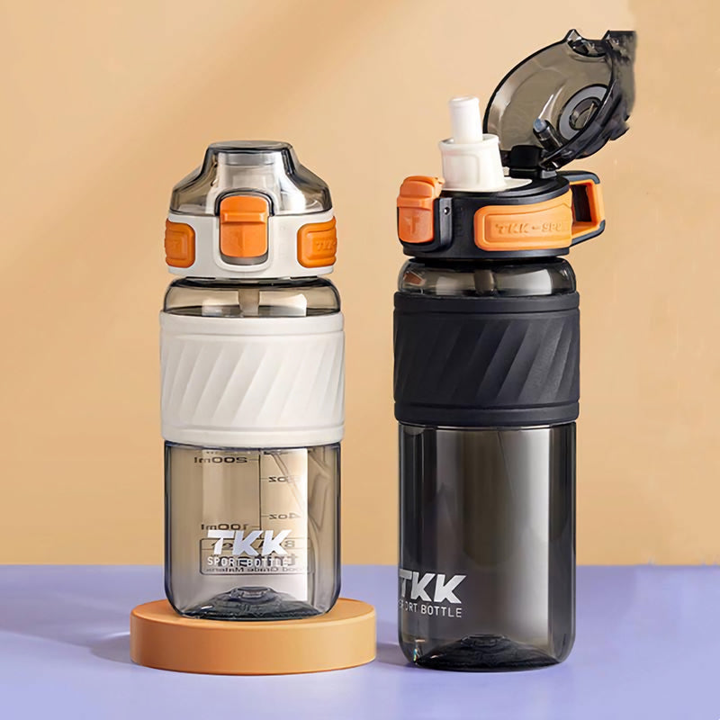 Water bottle with straw, 600ml, view 6 - MRSLM