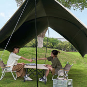 hexagonal camping sun shelter, view 4 - MRSLM