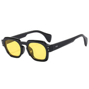 vintage square sunglasses with UV400 lenses, view 5 - MRSLM