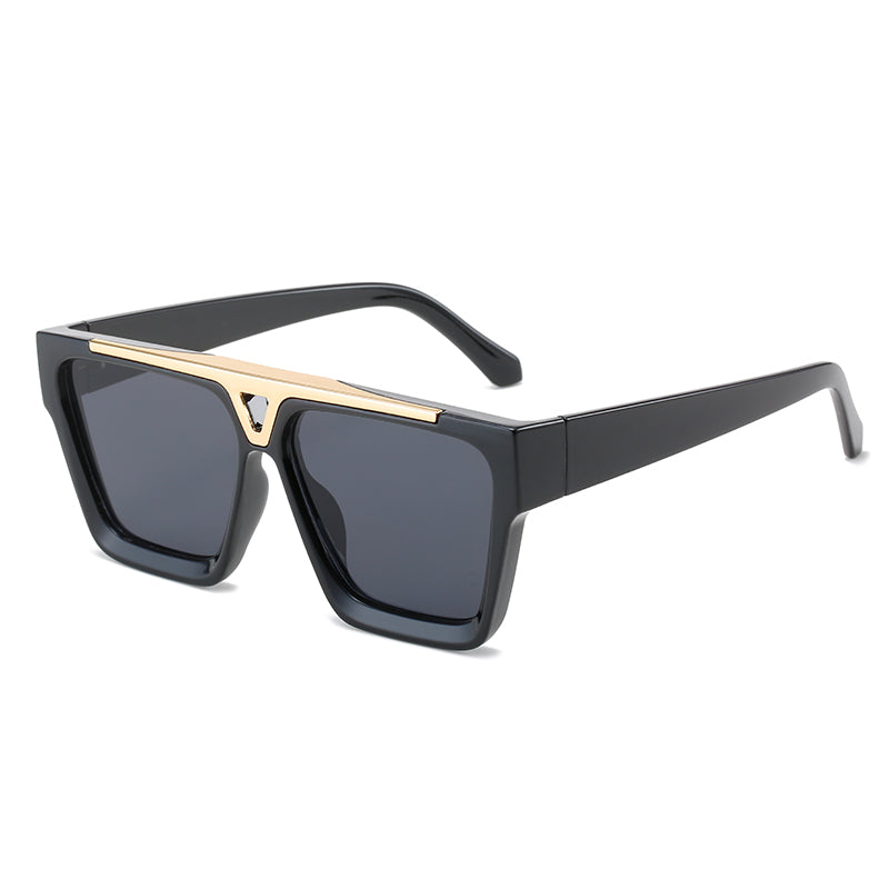 Gradient lens shield sunglasses, view 5 - MRSLM