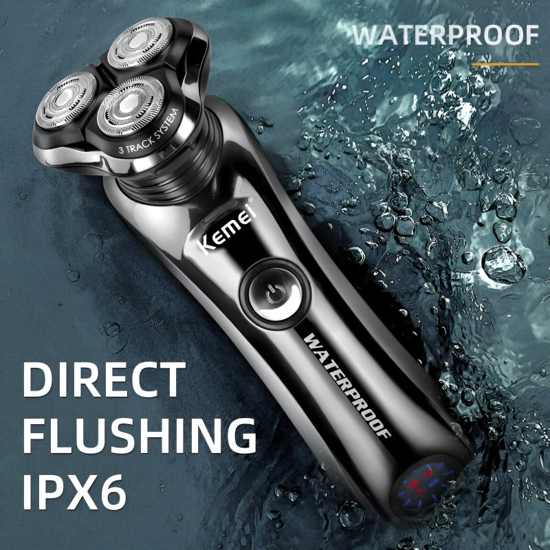 waterproof rotary electric shaver, view 3 - MRSLM