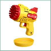 electric bubble machine with LED lights, view 2 - MRSLM