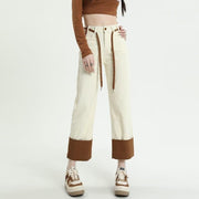 high waist wide leg jeans, view 2 - MRSLM