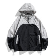Men's color matching thin coat, view 5 - MRSLM