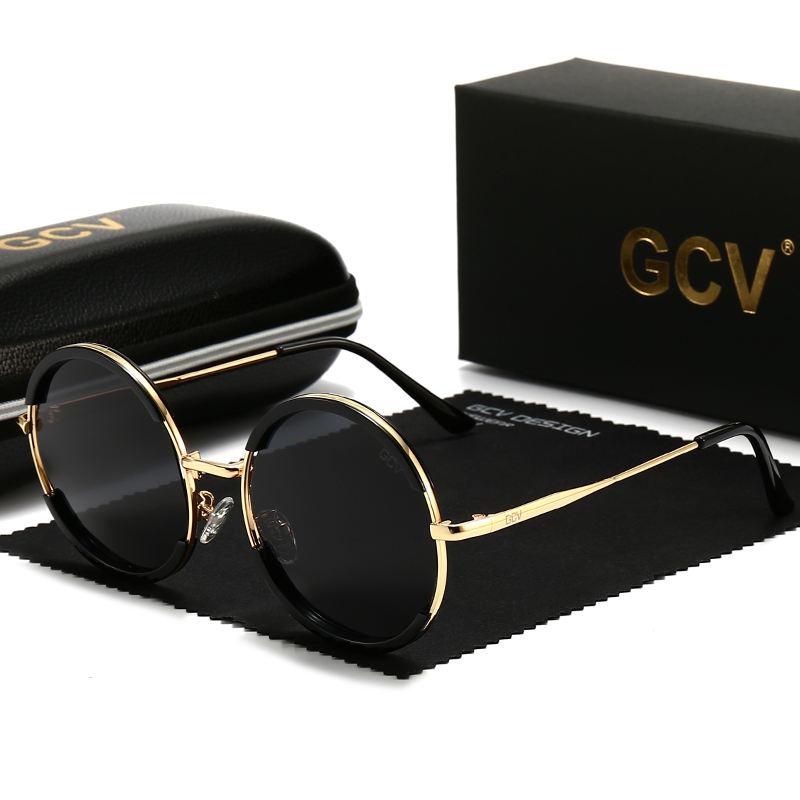round frame polarized sunglasses - MRSLM