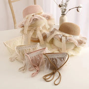 kids straw hat and handbag set - MRSLM