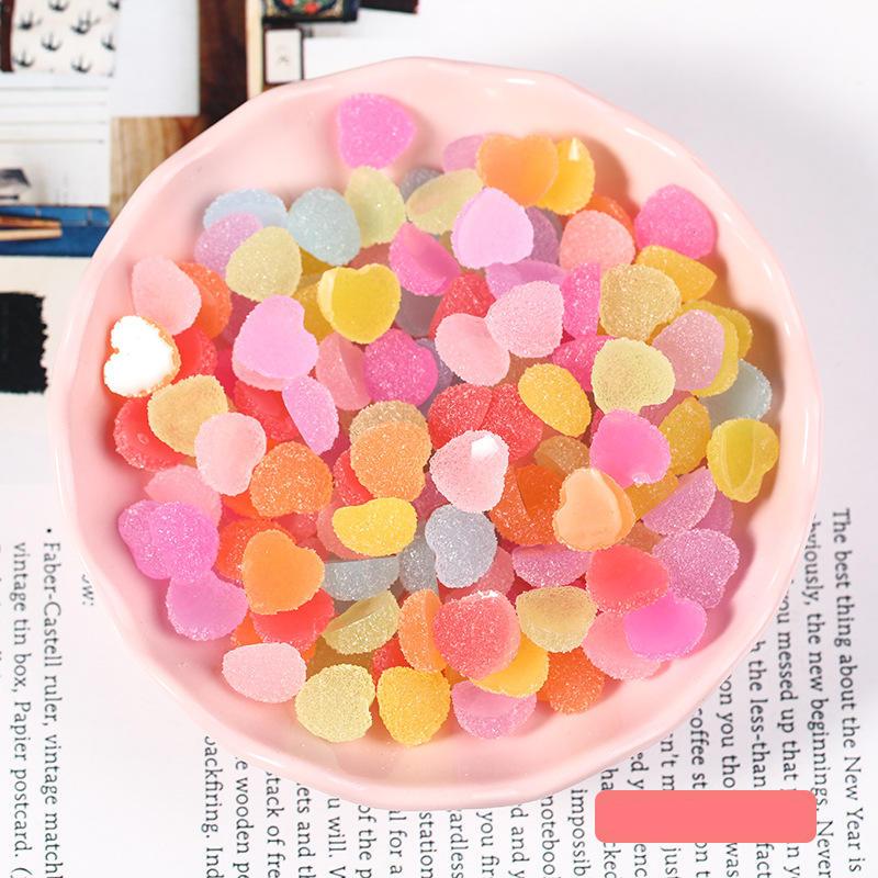 heart and star nail resin charms, view 2 - MRSLM