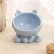ceramic cat bowl, view 4 - MRSLM