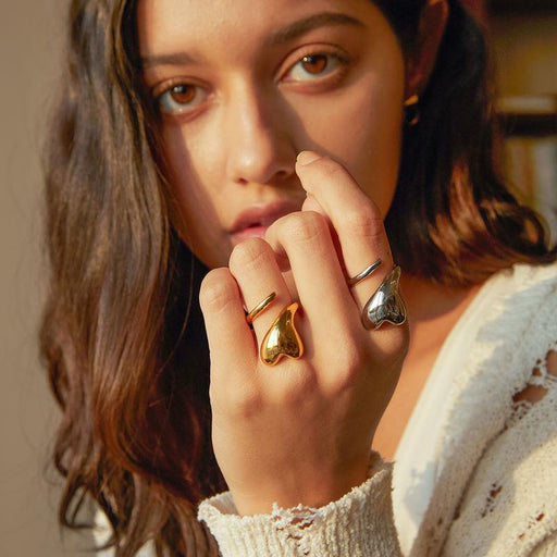 heart twine open ring - MRSLM