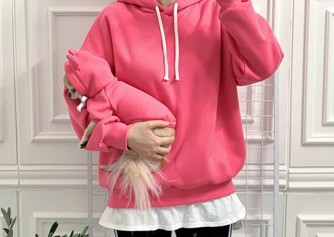 Cute Bear Ear Pet Hooded Sweater Parent-child Outfit