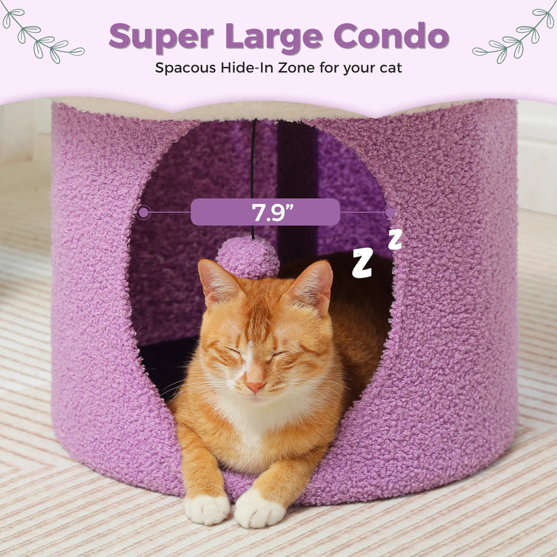 luxury double-deck cat bed, view 13 - MRSLM