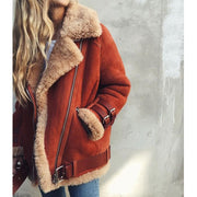 Women's padded winter jacket plus sizes - MRSLM