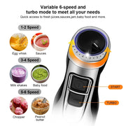 1200W immersion hand blender, view 9 - MRSLM