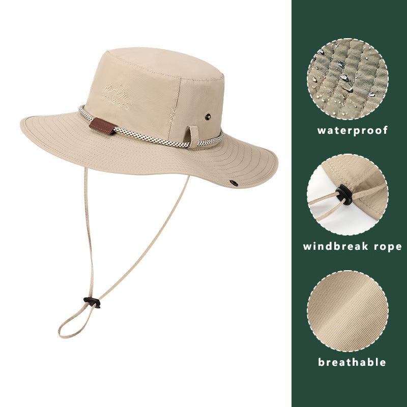 men's waterproof bucket hat, view 5 - MRSLM
