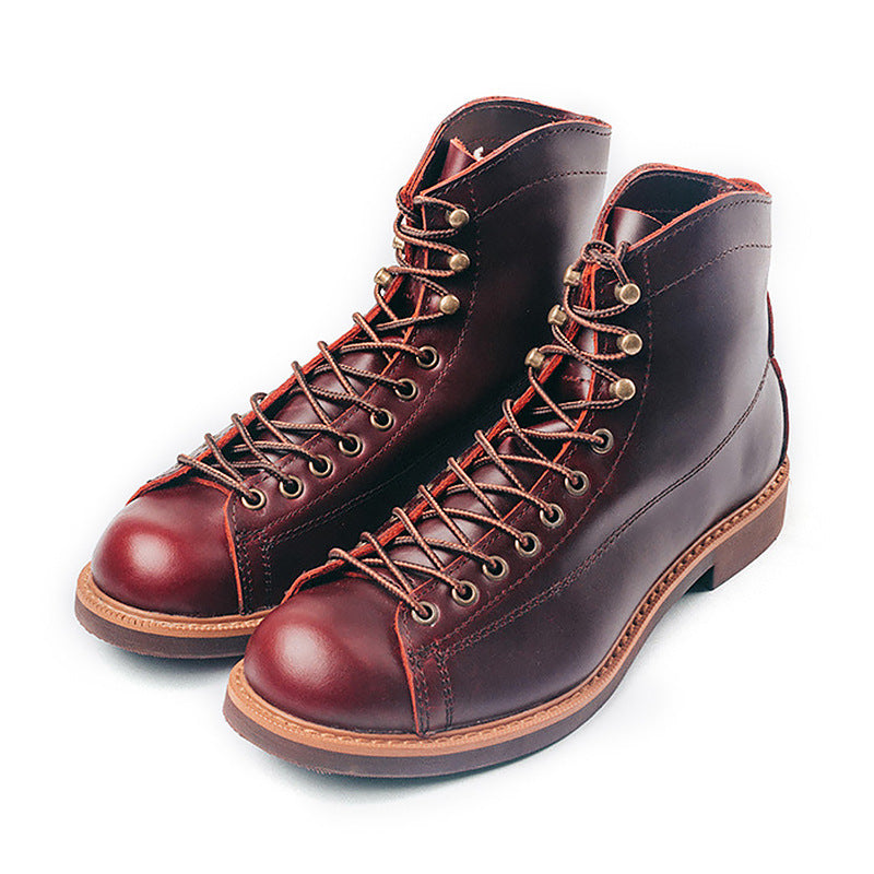 vintage british men ankle boots, view 2 - MRSLM