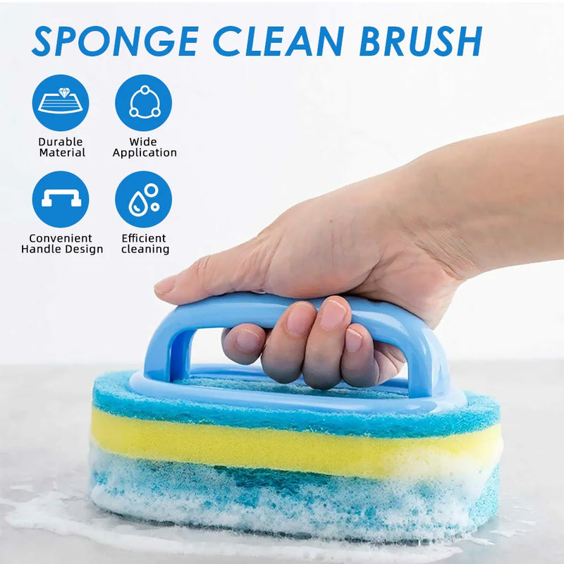 cleaning brush with handle, view 3 - MRSLM