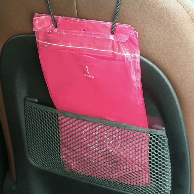 disposable adhesive car trash bags, view 2 - MRSLM