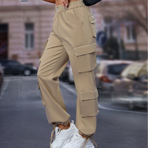 women's high waist loose straight-leg pants - MRSLM